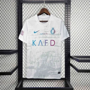 23-24 Al-Nassr third away white jersey Best Soccer Jersey