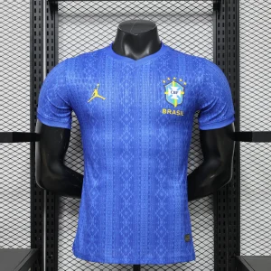 2026 Brazil Mens Special Edition Player Version Football Blue Shirt AAAAJersey Supply Yupoo