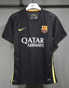 13-14 Barcelona Third Away Retro Kit Vintage Player Version Sino Shirt AAAAJersey Dropship Yupo
