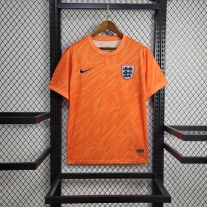 2024 England Goalkeeper Kit Orange UEFA Euro Shirt Football AAAAJersey Supplier