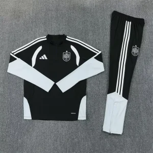 2026 Spain Mens Kit Black Half Pull Training Suit Yupoo 7