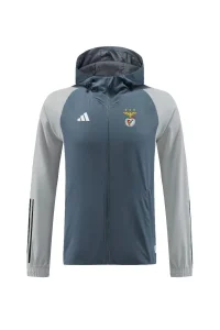 23-24 Benfica Gray Windbreaker Hoodie Football Jerseys Yupoo
