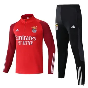 23-24 Benfica Training Suits Red Long Sleeve Kits Football Jerseys Yupoo