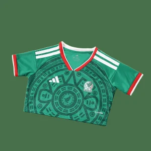 2026 FIFA World Cup Mexico Women Home Cropped Jersey AAAAJersey Supply Yupoo