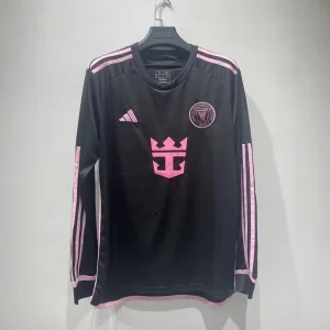 24-25 Inter Miami Away Kit Long Sleeve Shirt Jersey Supplier Yupoo