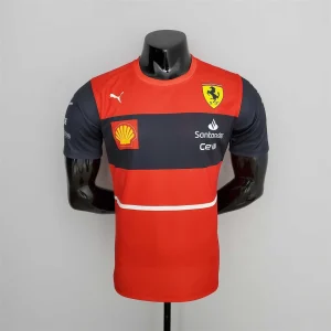 New F1 Formula One; Ferrari racing suit crew neck red