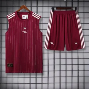 25-26 Arsenal Red Casual Vest Kit Football AAAAJersey Yupoo