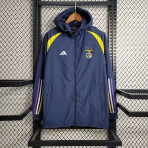 23-24 Benfica Navy Windbreaker Hoodie Football Jerseys Yupoo