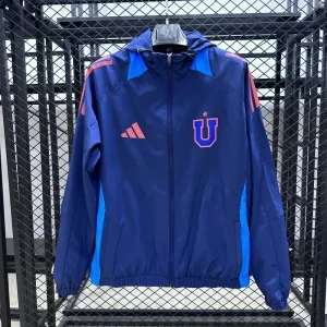 25-26 Universidad de Chile Navy Windbreaker Jackets Yupoo