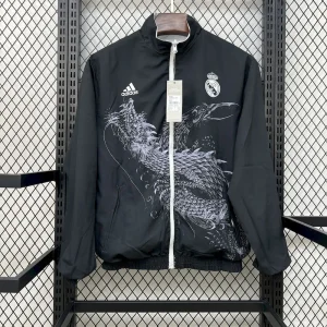 25-26 Real Madrid Double-Sided Windbreaker Jackets Kit Yupoo