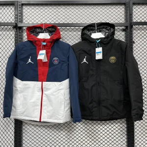 25-26 PSG Black hardshell jacket AAAAJersey Supply Yupoo
