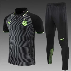 Polo Dortmund black stripes