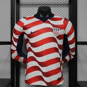 2026 World Cup United States Home Kit Player Version Long Sleeve Shirt AAAAJersey Supply Yupoo 9