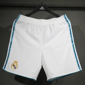 17-18 Real Madrid Home Retro Kit Vintage Player Version Sino Shorts AAAAJersey Dropship Yupoo