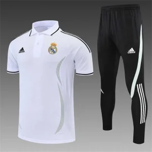 Real Madrid Polo white-black with three sides