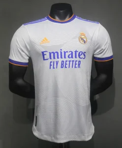 21-22 Real Madrid Home Retro Kit Vintage Player Version Sino Shirt AAAAJersey Dropship Yupoo