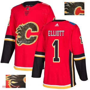 2018 Calgary Flames ice hockey jersey M-3XL 卡加利火焰队时尚亮片款冰球服