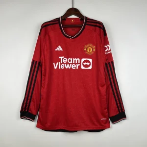 23-24 Manchester United Long sleeve home S-XXL