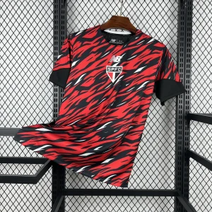 26-27 Sao Paulo Mens Pre-Match Kit Soccer Uniforms T-Shirt AAAAJersey Dropship Yupoo