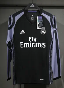 16-17 Real Madrid Third Retro Kit Vintage Player Version Long Sleeve Shirt AAAAJersey Dropship