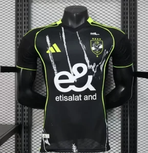 25-26 El Ahly Away Kit Player Version Football T-Shirt Soccer Sportswear AAAAJersey Supplier Yu