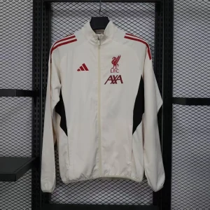 25-26 Liverpool Beige Windbreaker Jacket AAAAJersey Supply Yupoo