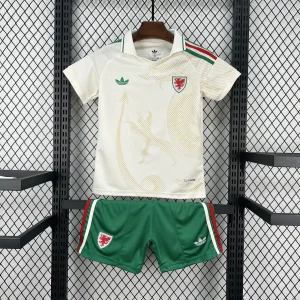 World Cup 2026 Wales Away Kid Kits Soccer Youth Apparels AAAAJersey Wholesale Yupoo 6
