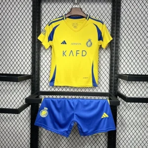 24-25 Al-Nassr Home Kid Kits Youth Apparels Sport AAAAJersey Yupoo