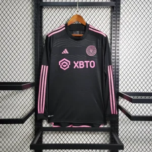 23-24 Long Sleeve Inter Miami Away S-XXL Cheap Soccer Jerseys