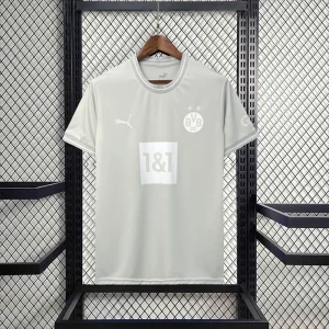 23-24 Dortmund Silvery White S-XXL best soccer jersey