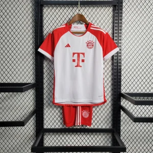 23-24 Bayern home kids kit