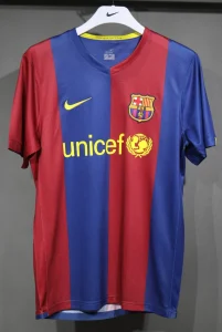06-07 Barcelona Home Retro Kit Vintage Player Version Sino Shirt AAAAJersey Dropship Yupoo