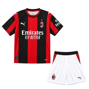 26-27 AC Milan Home Kid Kits Youth Apparels Football AAAAJersey Supply Yupoo 4