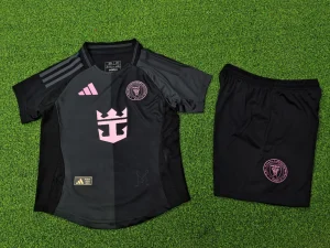 25-26 Inter Miami Away Player Version Kid Kits Youth Apparels AAAAJersey Dropship Yupoo
