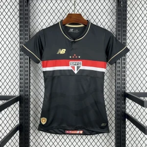 25-26 Woman Sao Paulo Second Away Lady Shirt Soocer Uniform AAAAJersey Dropship Yupoo