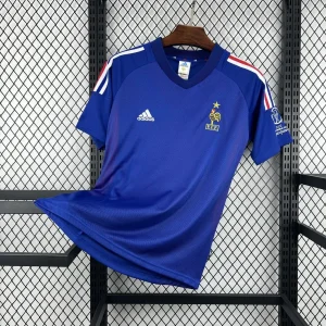 2002 France Home Mens Retro Kit Vintage Football T-Shirt AAAAJersey Supply Yupoo 6