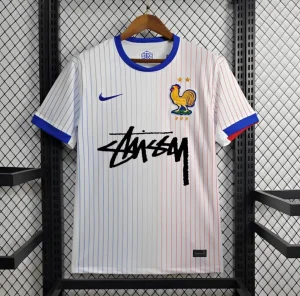 2024 France Away Woman Shirt Jersey Supplier Yupoo