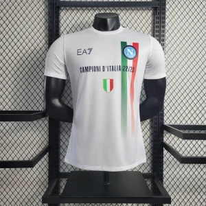 23-24 Napoli White Champions Player Version