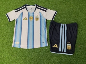 2026 World Cup Argentina Home Kid Kits Player Version Children Sets AAAAJersey Supplier Yupoo