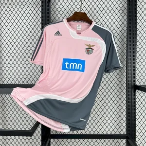 07-08 Benfica Away Retro Kit（Sponsor1）Vintage T-Shirt Soccer AAAAJersey Yupoo