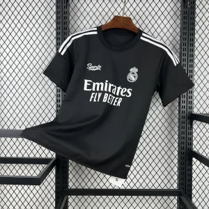 26-27 Mens Real Madrid Lifestyle Football Black T-Shirt AAAAJersey Wholesale Yupoo
