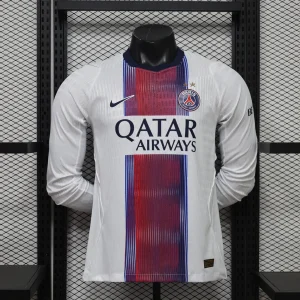 26-27 PSG Mens Away Kit Player Version Football Long Sleeve Shirts AAAAJersey Dropship Yupoo 8