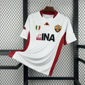 01-02 Roma Away Mens Retro Kit Vintage Football T-Shirt AAAAJersey Supply Yupoo 7