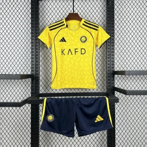 25-26 Al-Nassr Home Kid Kits Youth Apparels AAAAJersey Supply Yupoo