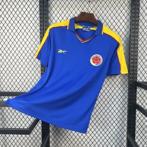 1998 Colombia Retro Mens Away Kit Football T-Shirt AAAAJersey Supply Yupoo 6