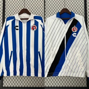 23-24 Tijuana Reversible Windbreaker White&Blue Double-Sides Xolos Jacket Soccer Jerseys For Sa