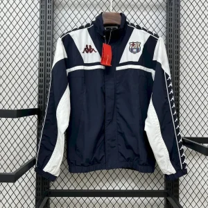 25-26 Barcelona x Kappa OG Style Navy Windbreaker Jacket AAAAJersey Supplier Yupoo