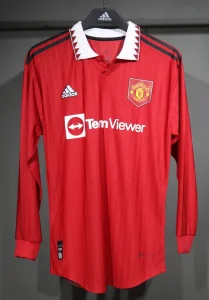 22-23 Manchester United Home Retro Kit Vintage Player Version Long Shirt AAAAJersey Dropship Yu