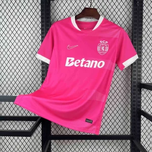 26-27 Sporting Lisbon Mens Special Edition Kit Pink T-Shirt Football AAAAJersey Supply Yupoo 6