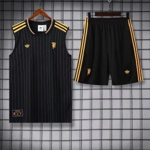 25-26 Manchester United Black Casual Vest Kit Soccer AAAAJersey Yupoo